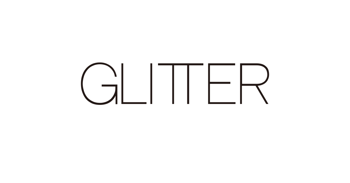 glitter 雑誌 ロゴ