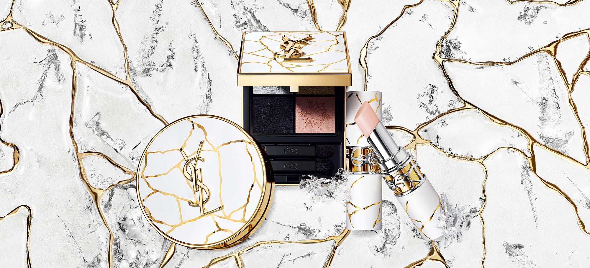 YSL」より、アイス ファンタジーをテーマにしたクリスマスコフレ